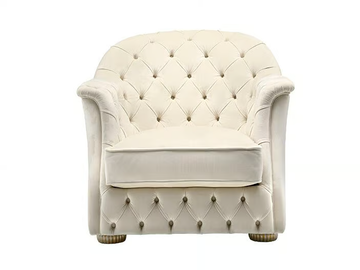SORAYA - Tufted fabric armchair with armrests by Siwa Soft Style - view 2